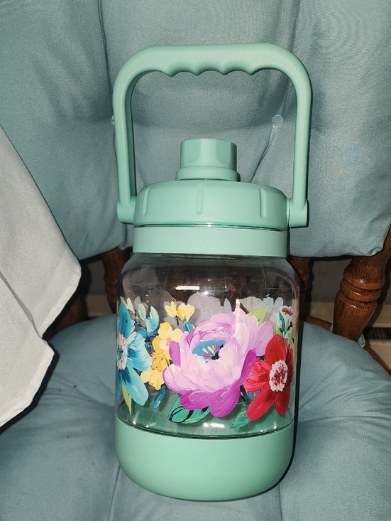 The Pioneer Woman Other - The Pioneer Woman Mint Green Floral Beverage Jug